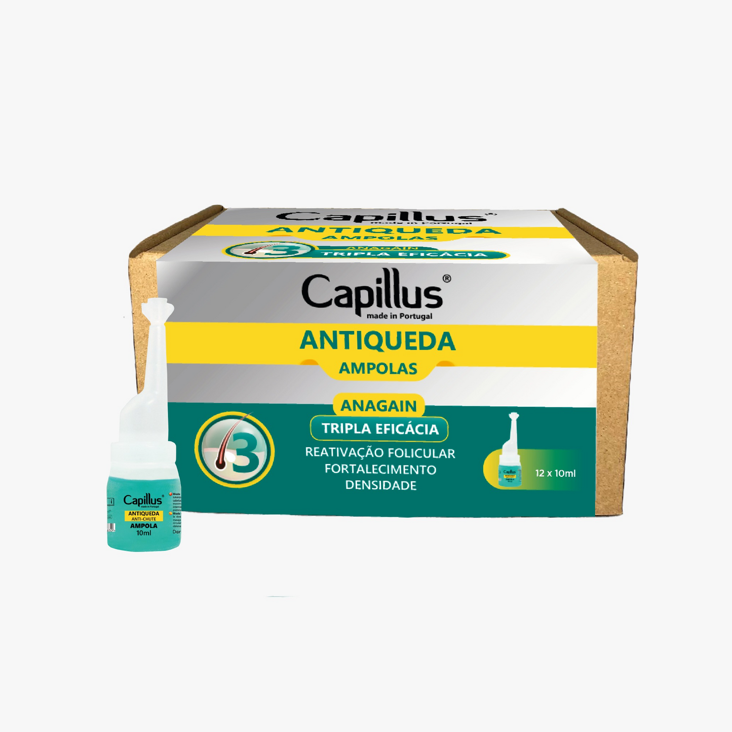 Ampola Capillus Antiqueda 12x10ml