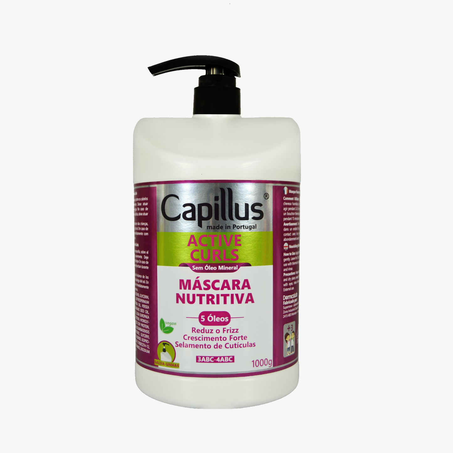 Máscara Nutritiva Capillus Active Curls