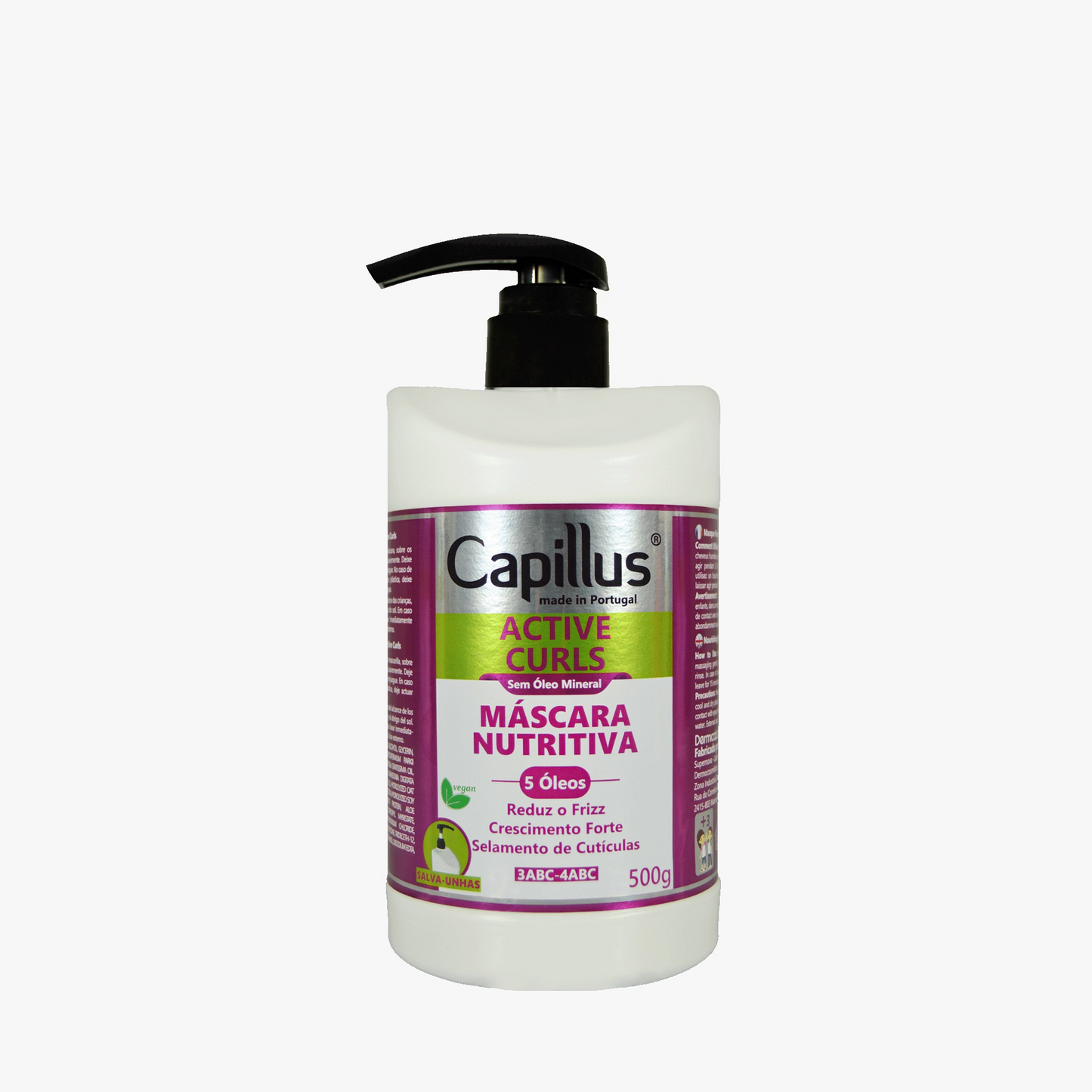 Máscara Nutritiva Capillus Active Curls